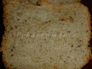 škvarkový chleba - řez