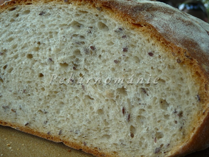 Lněný chleba s omládkem