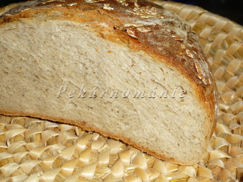 Podmáslový chléb s pizza moukou