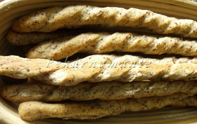 Tyčky se lněným semínkem