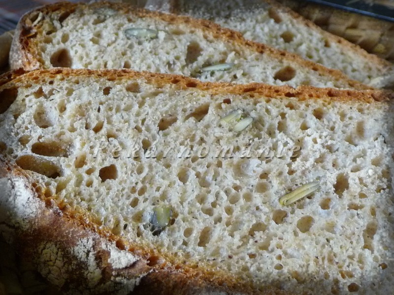 Pšeničný dýňový chléb