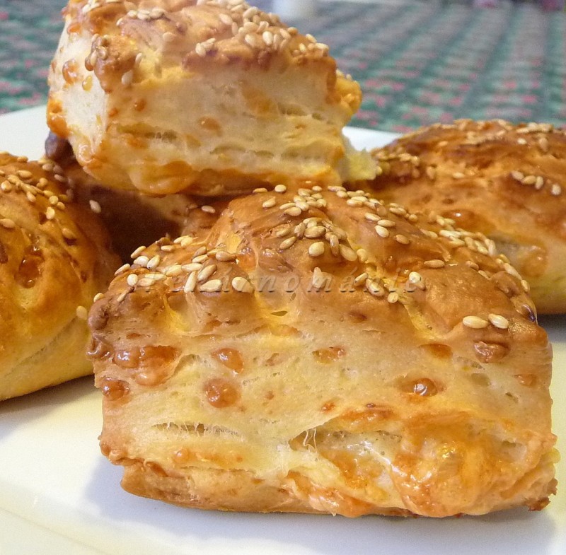 Překládané pagáčky se sýrem