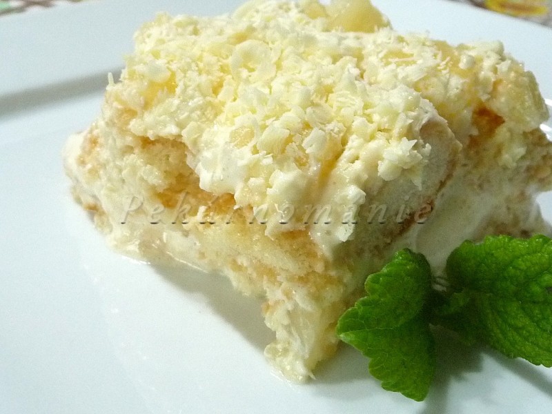 Tiramisu s ananasem