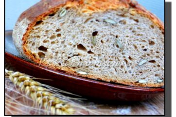 Kváskový chleba s dýňovým semínkem