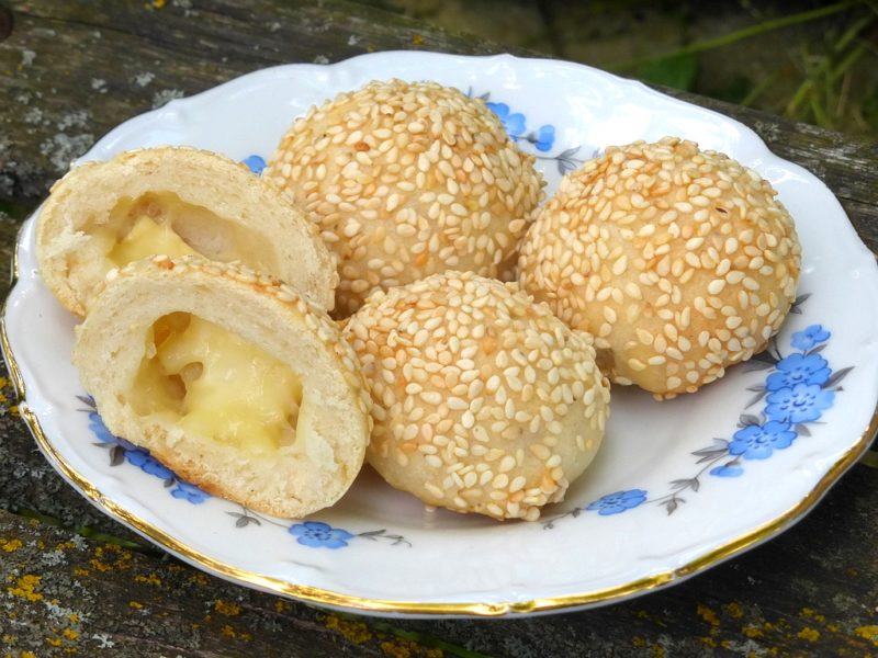 Sýrovo-sezamové pralinky