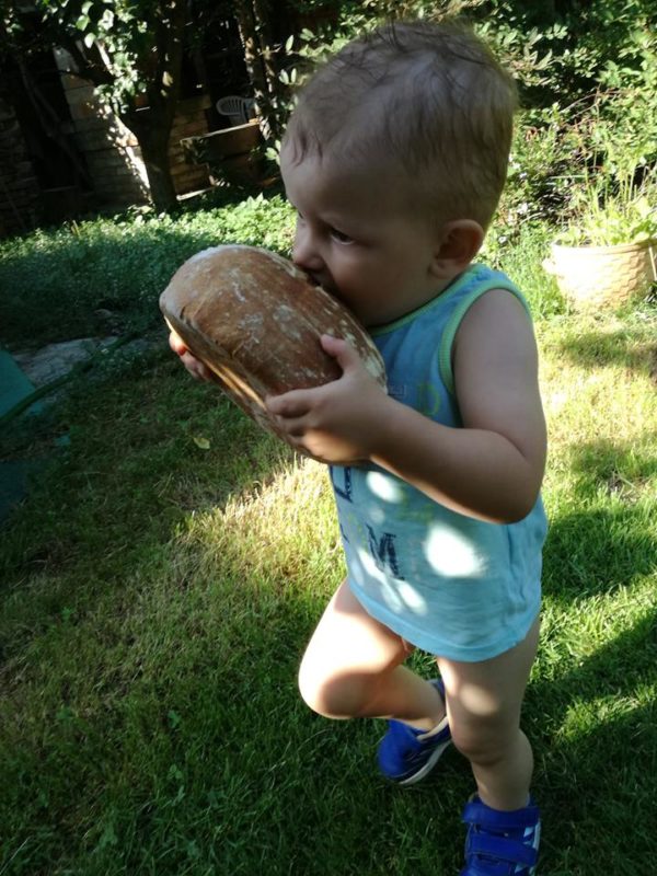 Grilovací pšenično-žitný chléb s otrubami