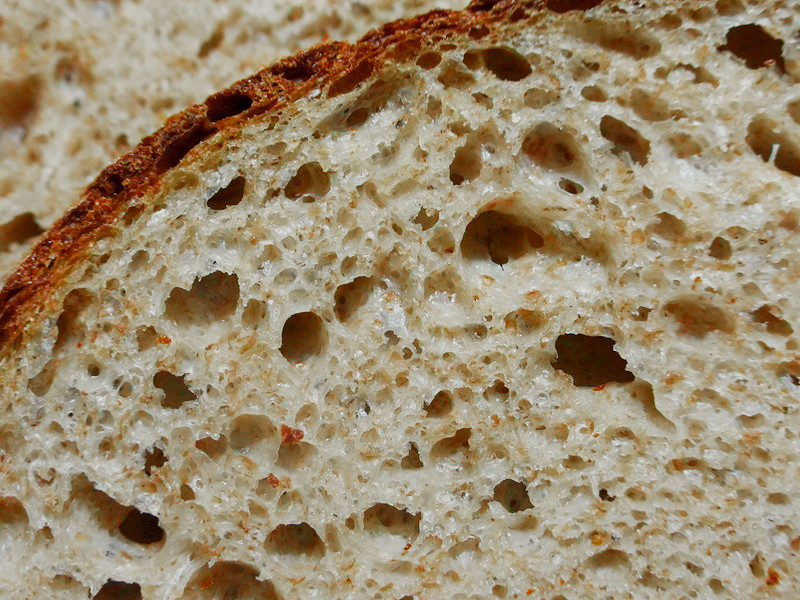 zimní pšenično-žitný chléb s kaší