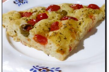 Bramborová focaccia se semolou